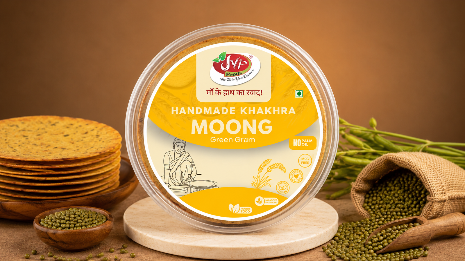 Moong Khakhra protein rich snack